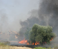 Incendio in Via Marcandreola