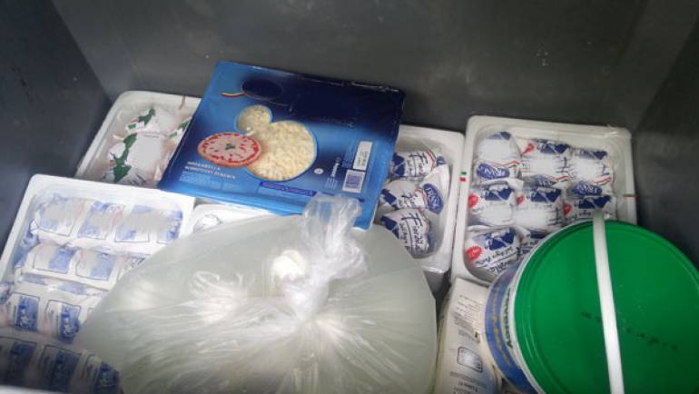 Ciampino: Polizia Locale sequestra mozzarelle, formaggi e latticini destinate al consumo nei ristoranti di Roma e castelli