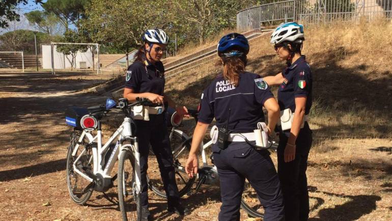 Nuove bici a pedalata assistita per la Polizia Locale di Ciampino