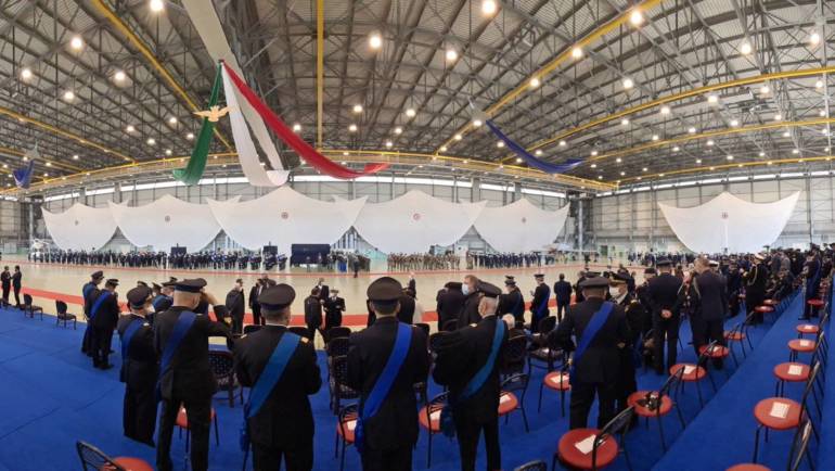 La Città di Ciampino presente alla Cerimonia per il passaggio delle consegne del Capo di Stato Maggiore dell’Aeronautica.